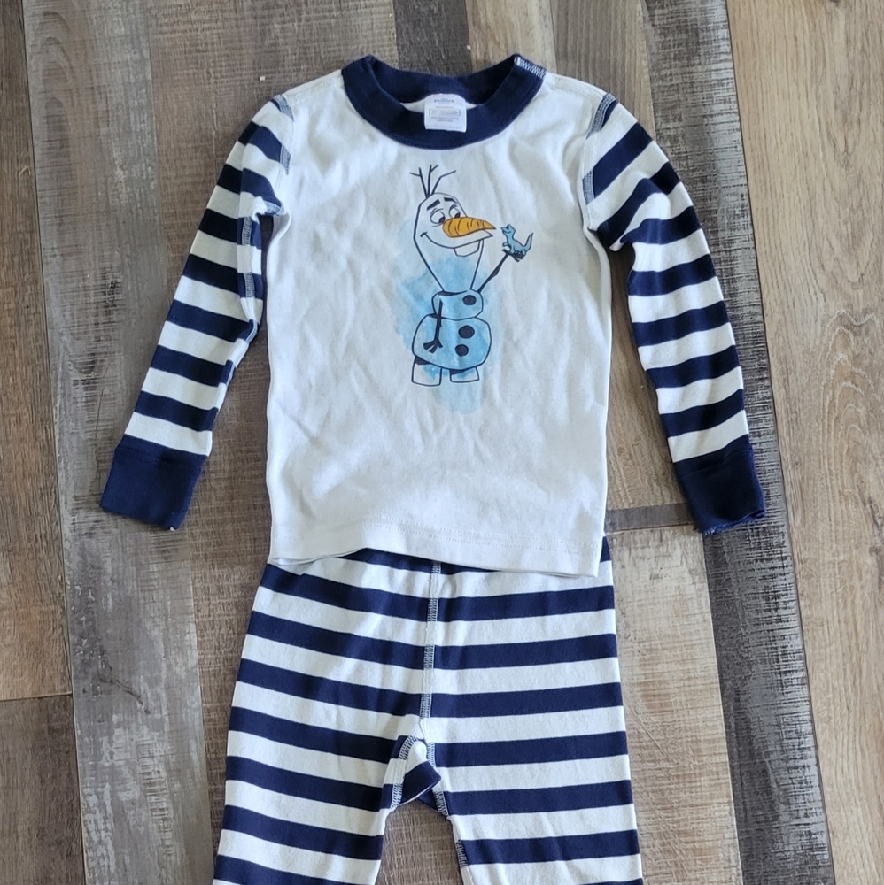 90cm/3T Olaf Pajamas